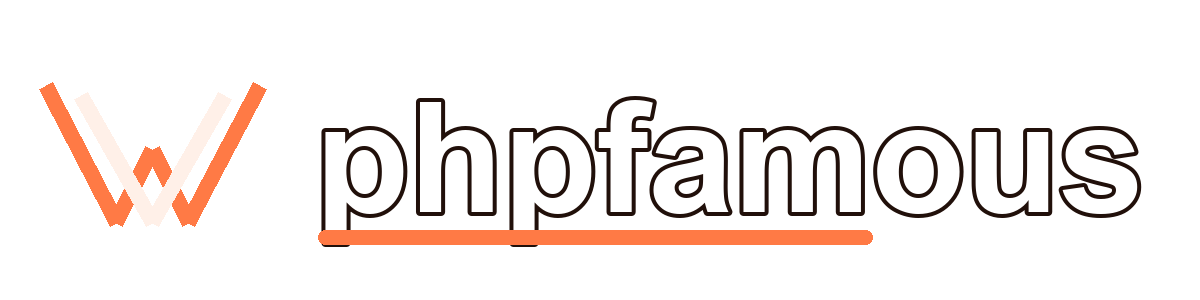 phpfamous official website logo secondary placement 2